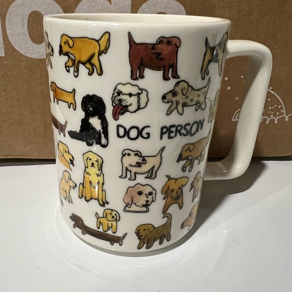 West Elm Other - White and Yellow Dog with Unique Features